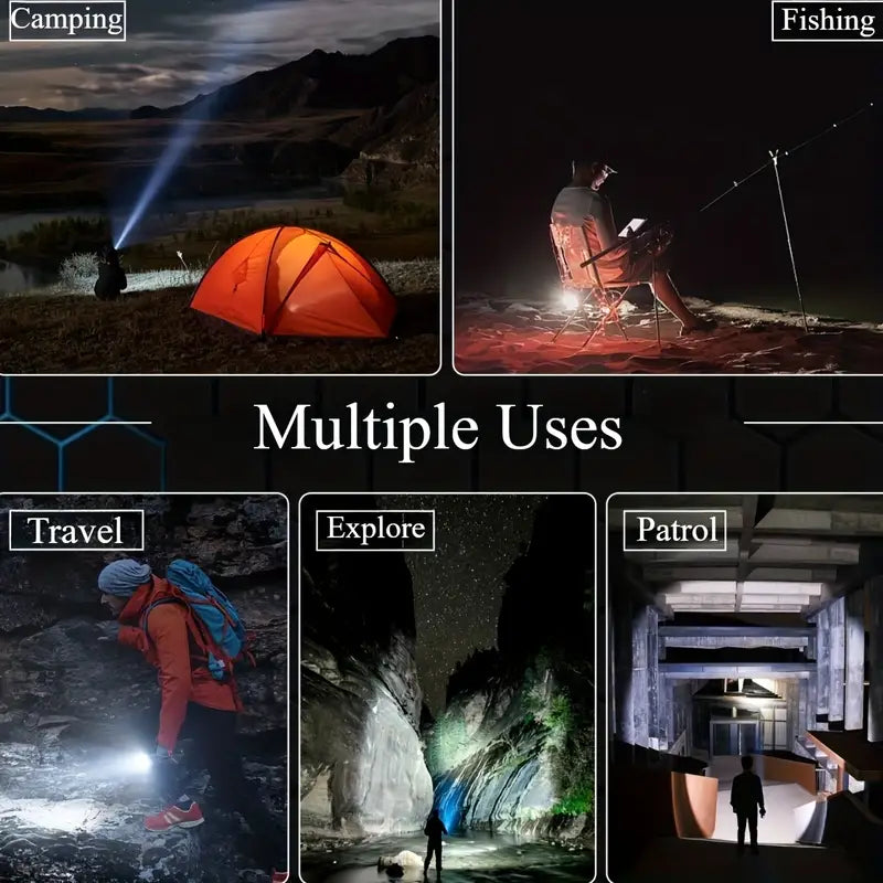 Super bright usb rechargeable flashlight