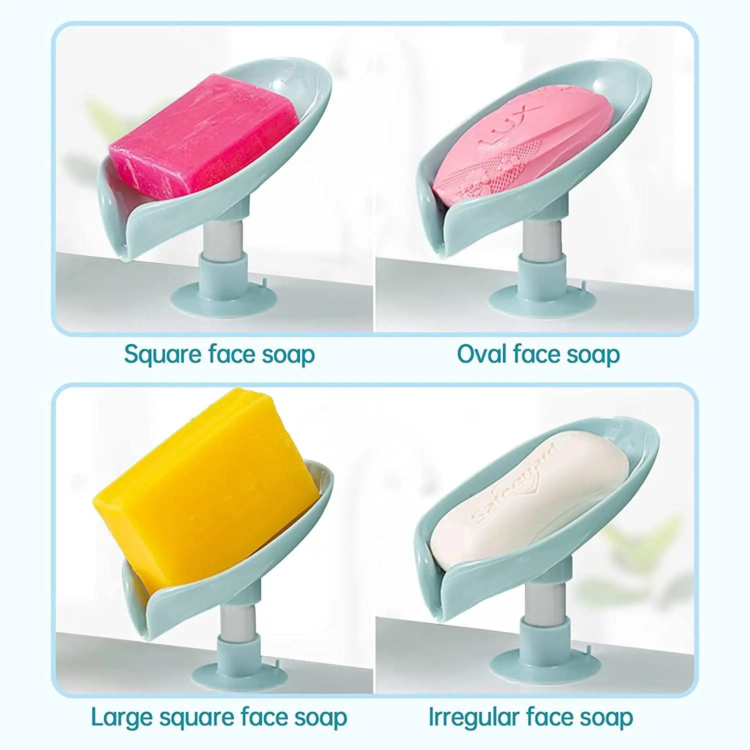 Leaf self draining soap holder – pack of 2