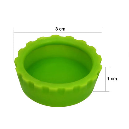 4789 beer savers caps 6pc used in soda and cold-drink bottles for covering bottle mouth. - home & kitchen