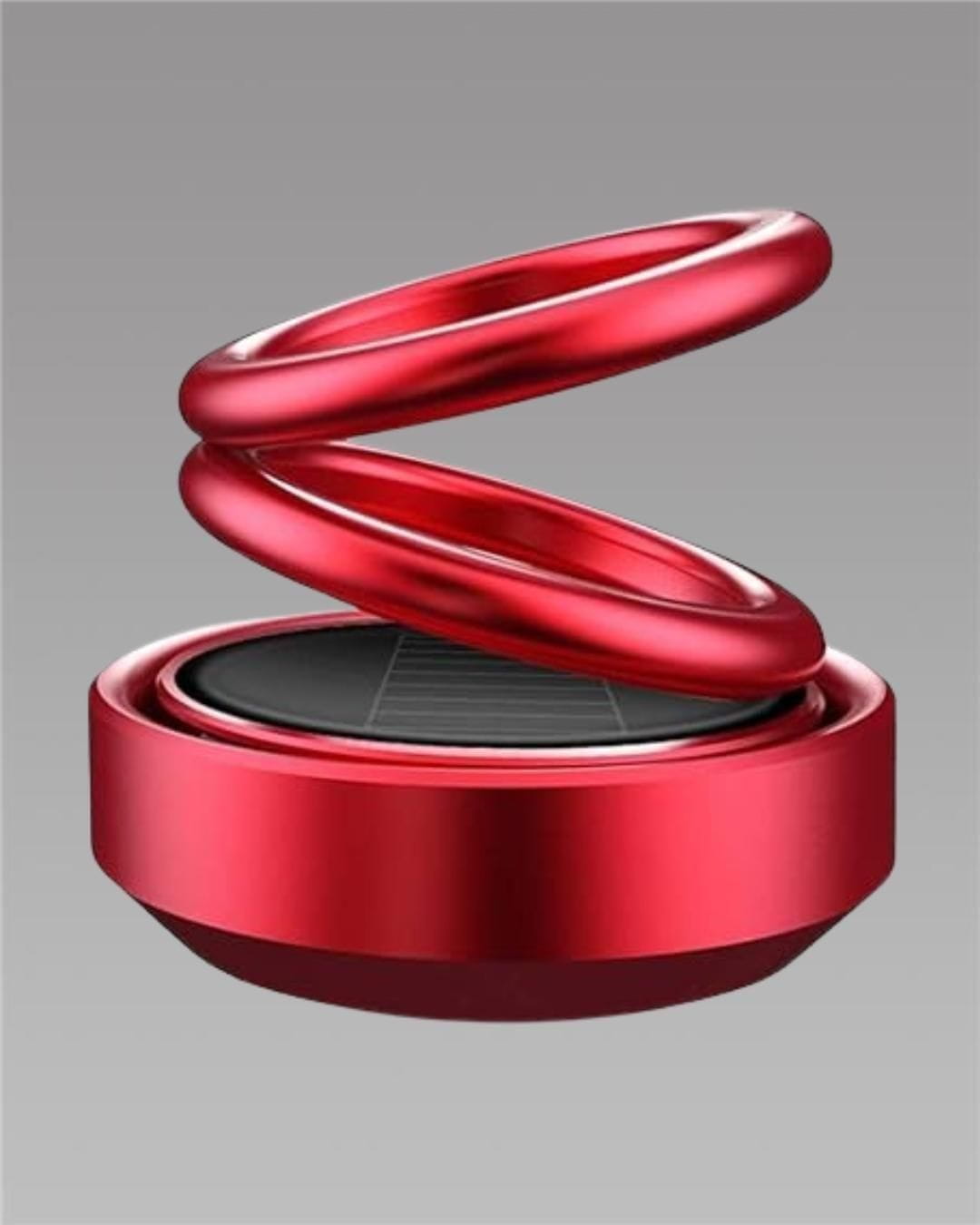 Solar energy rotating ring with long lasting french organic fragrance