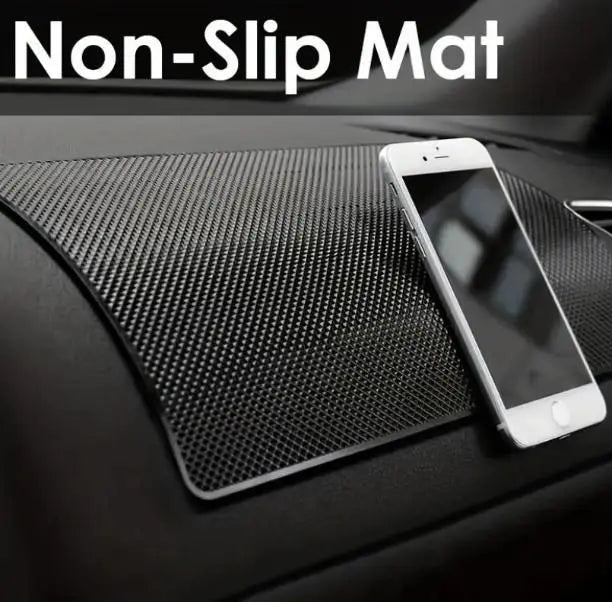Non-slip silicone car dashboard mat