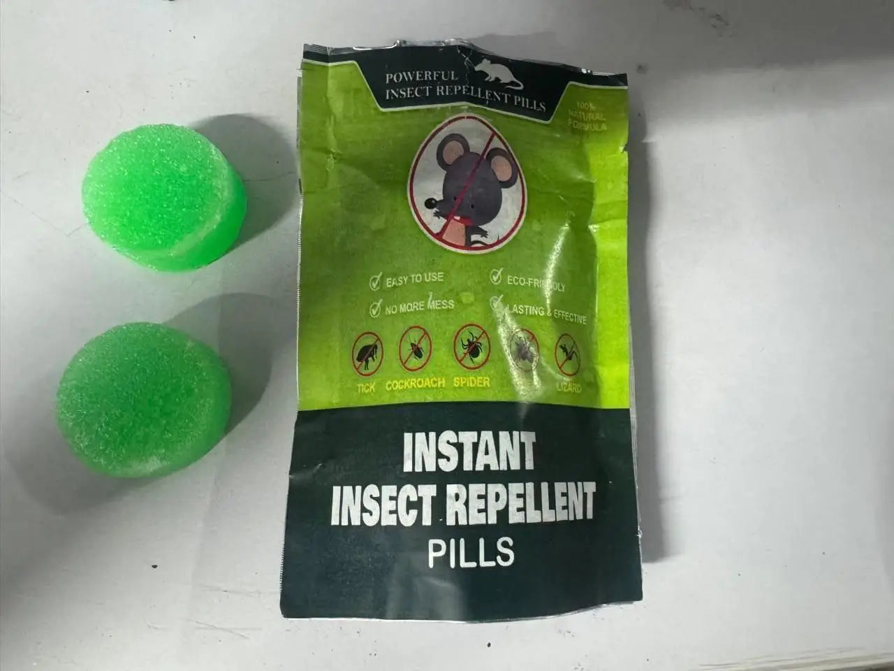 Instant insect repellent pills (pack of 2 - 20 pills)