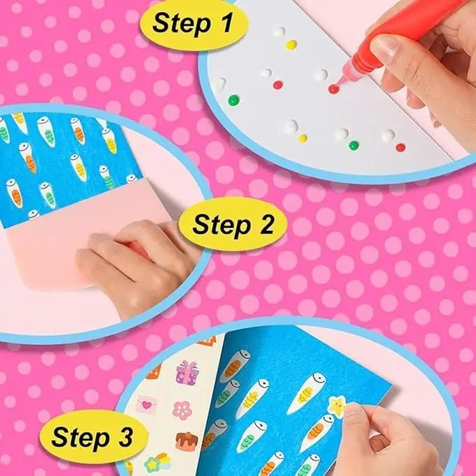 Rainbow dot painting art kits