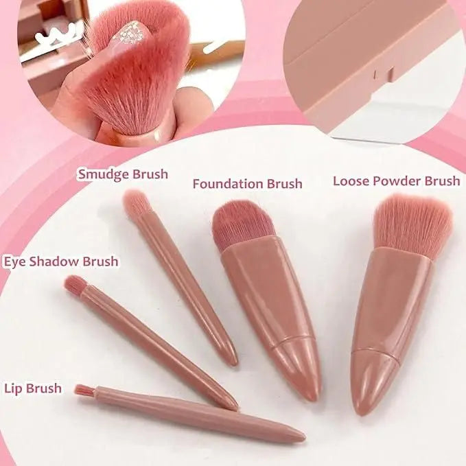 5 in 1 makeup brush set