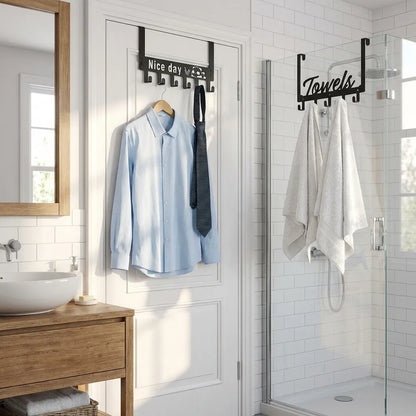 Space-Saving Over-Door Hook