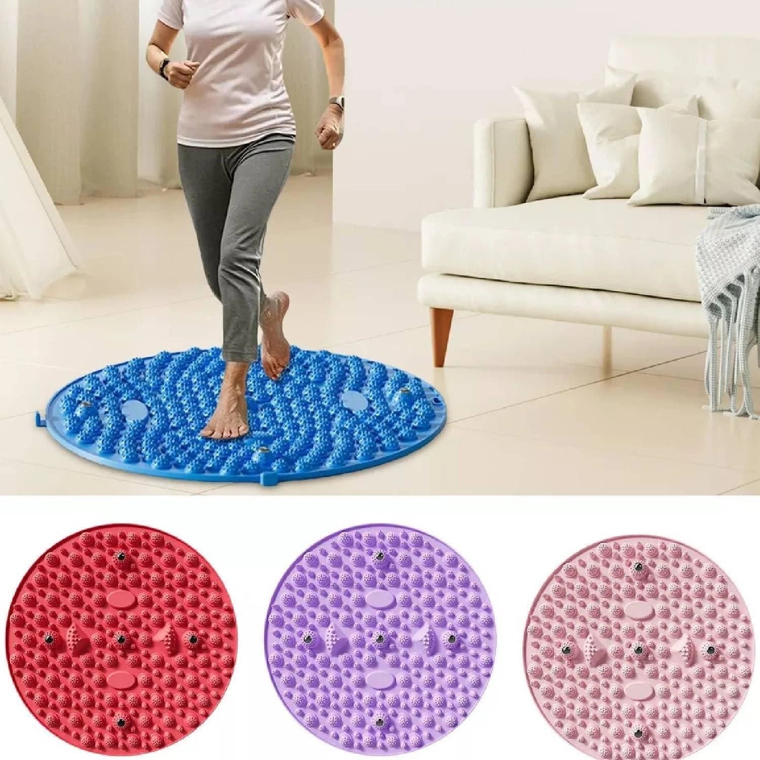 Silicone foot massage pad – 55×55 cm