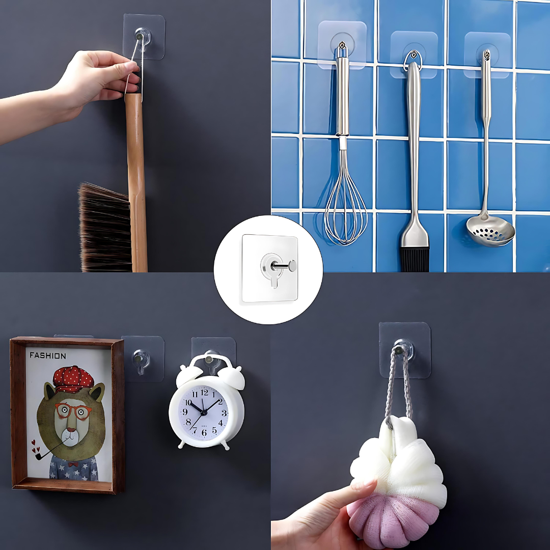 Transparent Wall Hooks