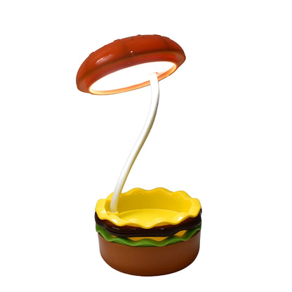 Burger-Shaped LED Desk Lamp