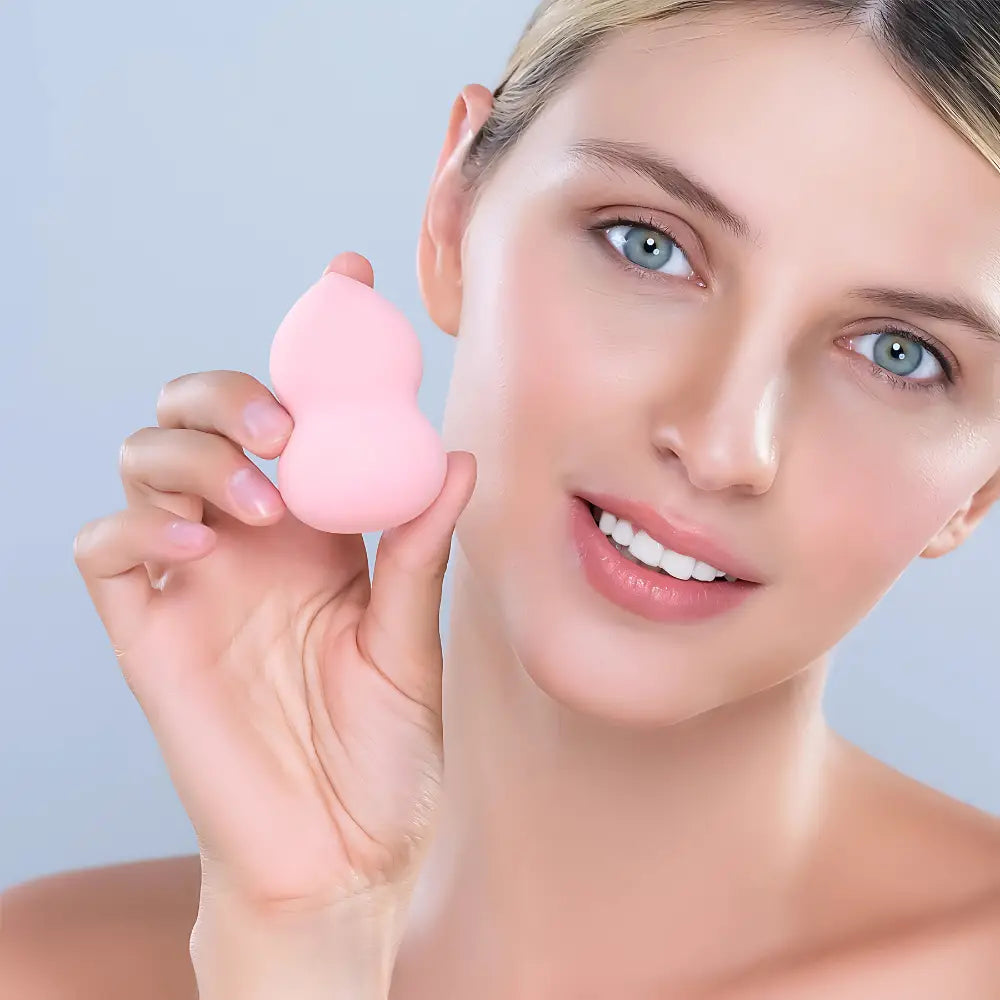 Washable makeup powder puff set