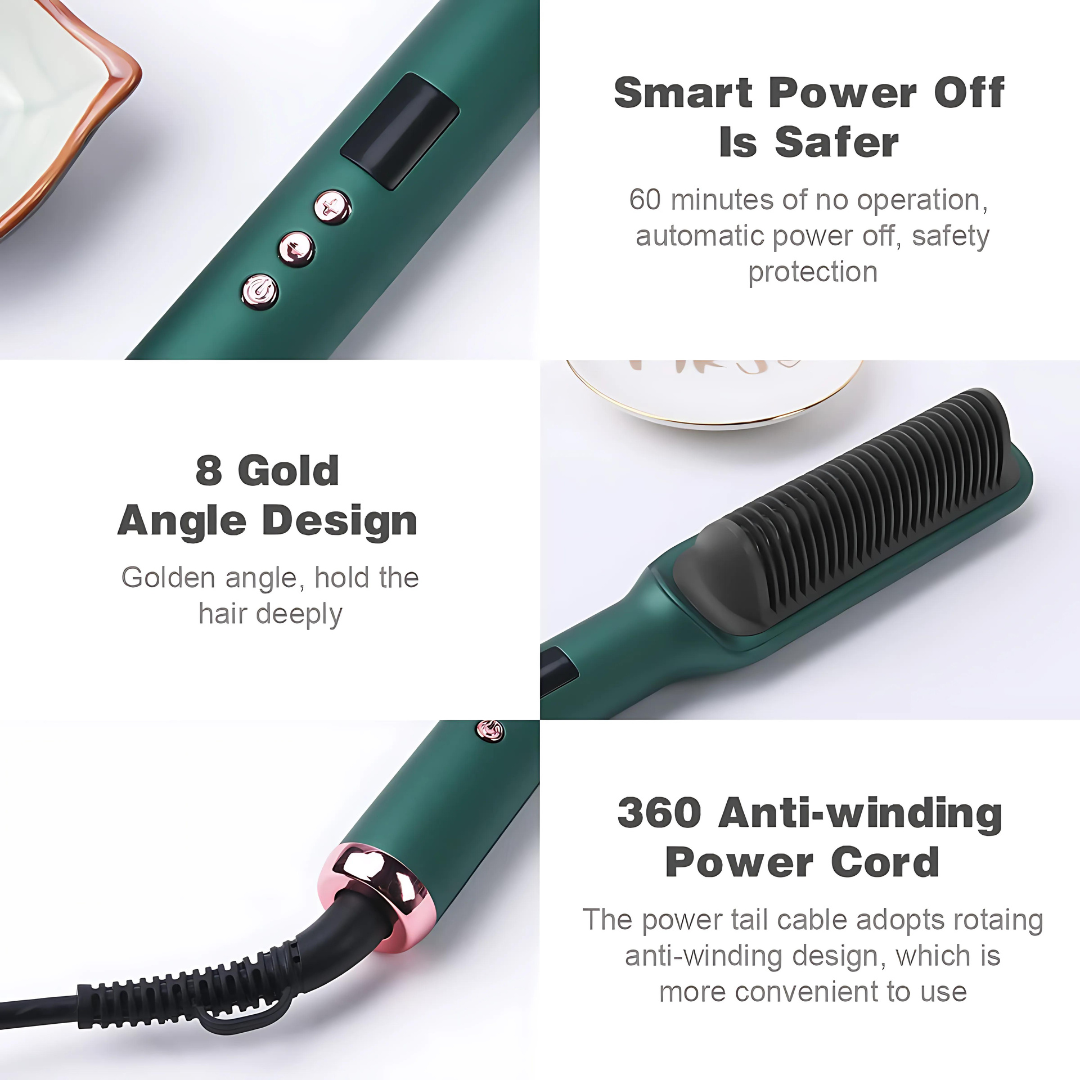 Electric Hair Straightener Comb