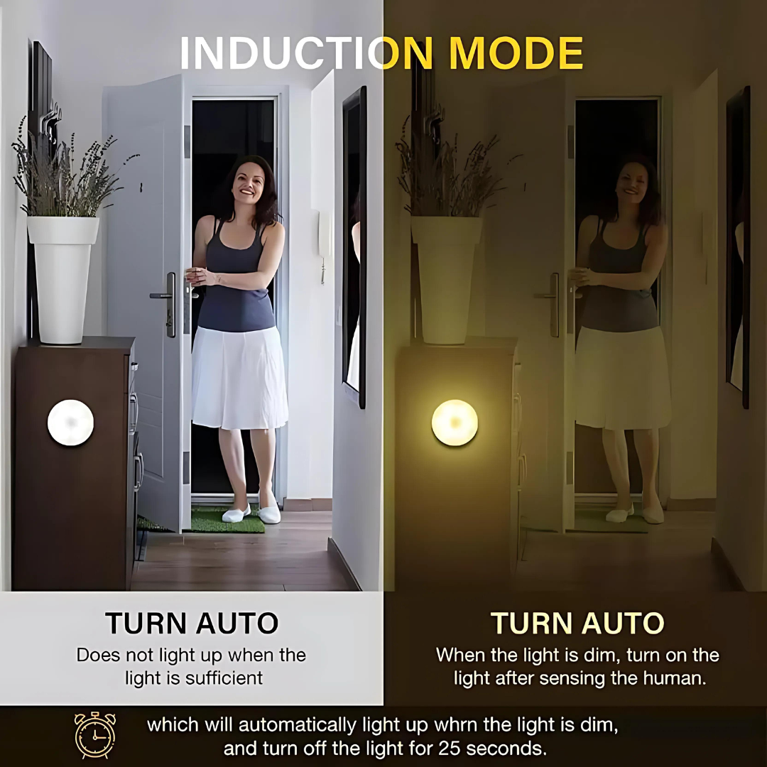 Motion Sensor Light with USB Charging