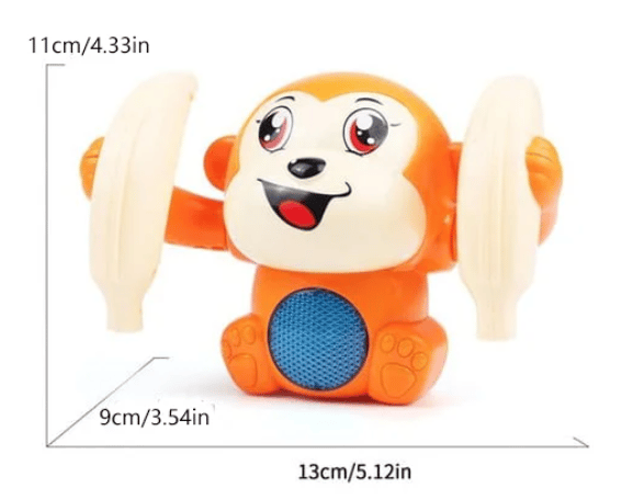 Dancing and spinning monkey