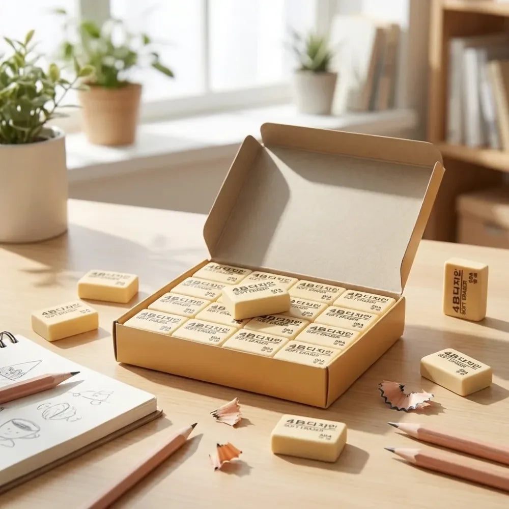 4b bulk erasers (30-pack) - office
