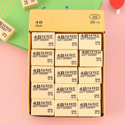 4b bulk erasers (30-pack) - office