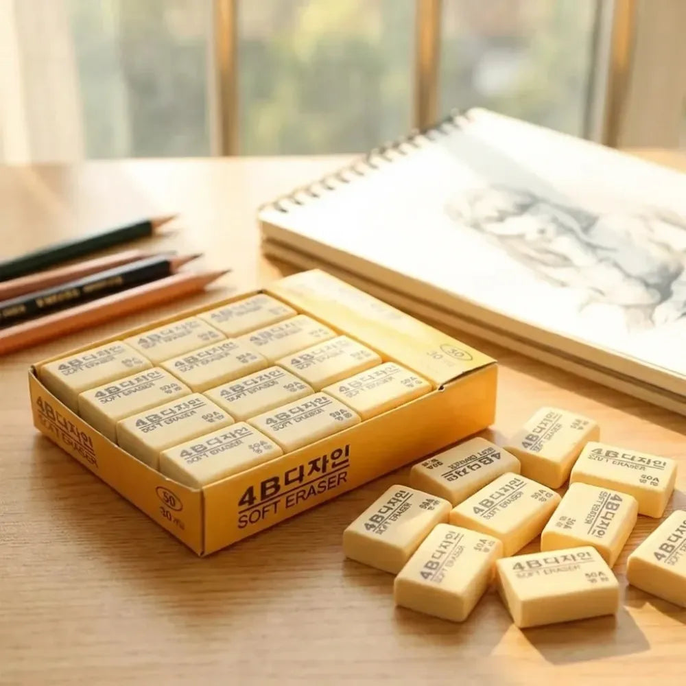 4b bulk erasers (30-pack) - office