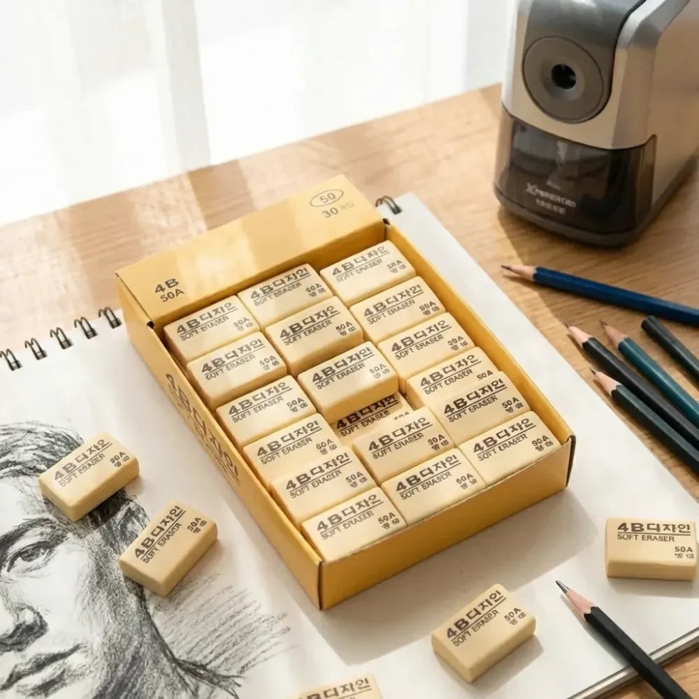 4b bulk erasers (30-pack) - office