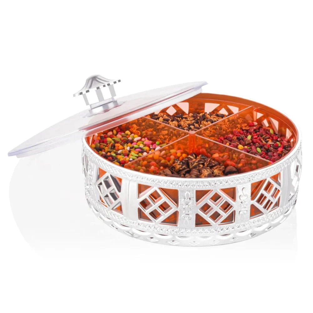 Elegant silver dry fruit box