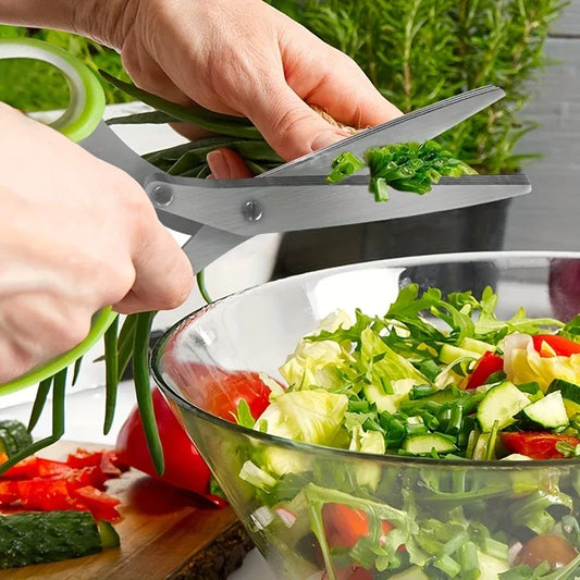 5-blade herb scissors - home & kitchen