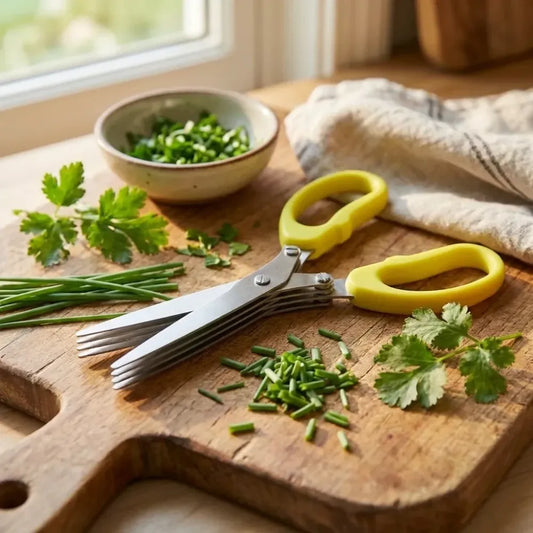 5-blade herb & vegetable scissors - home kitchen