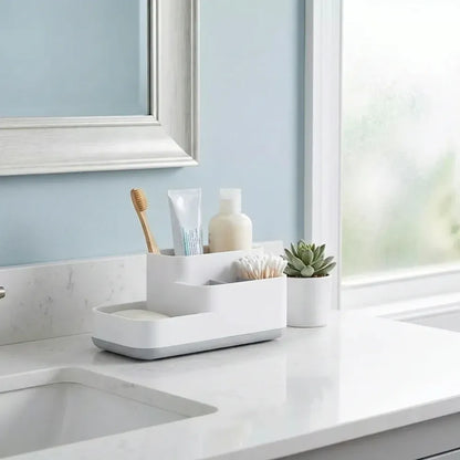 5-compartment bathroom desk organizer - home improvement