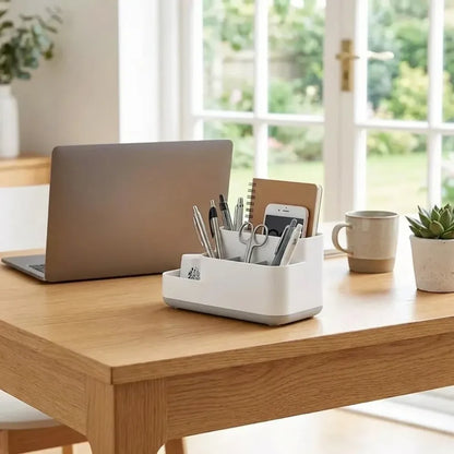 5-compartment bathroom desk organizer - home improvement