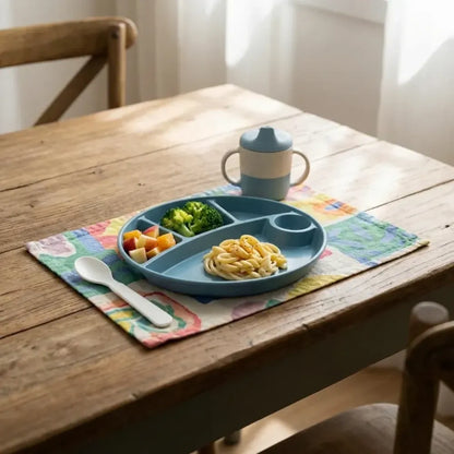 5 compartment eco plate - home & kitchen