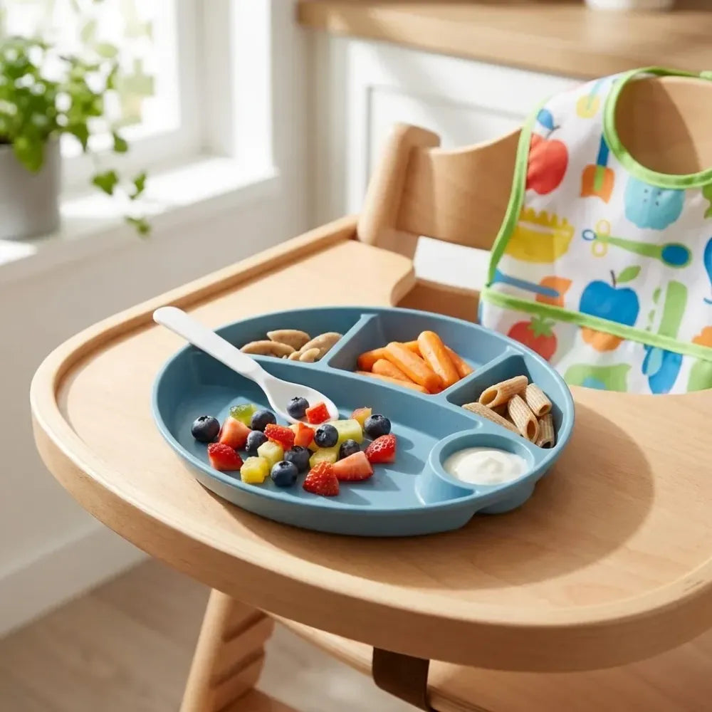 5 compartment eco plate - home & kitchen