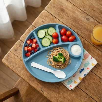 5 compartment eco plate - home & kitchen