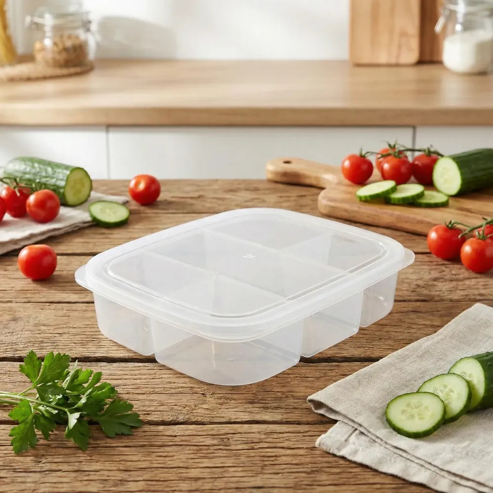 5-compartment reusable lunch box - home & kitchen