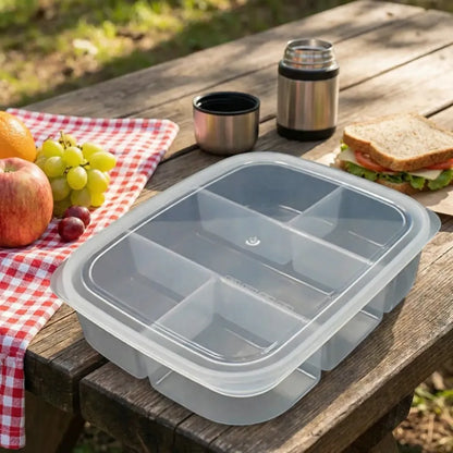 5-compartment reusable lunch box - home & kitchen