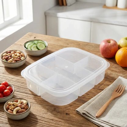 5-compartment reusable lunch box - home & kitchen