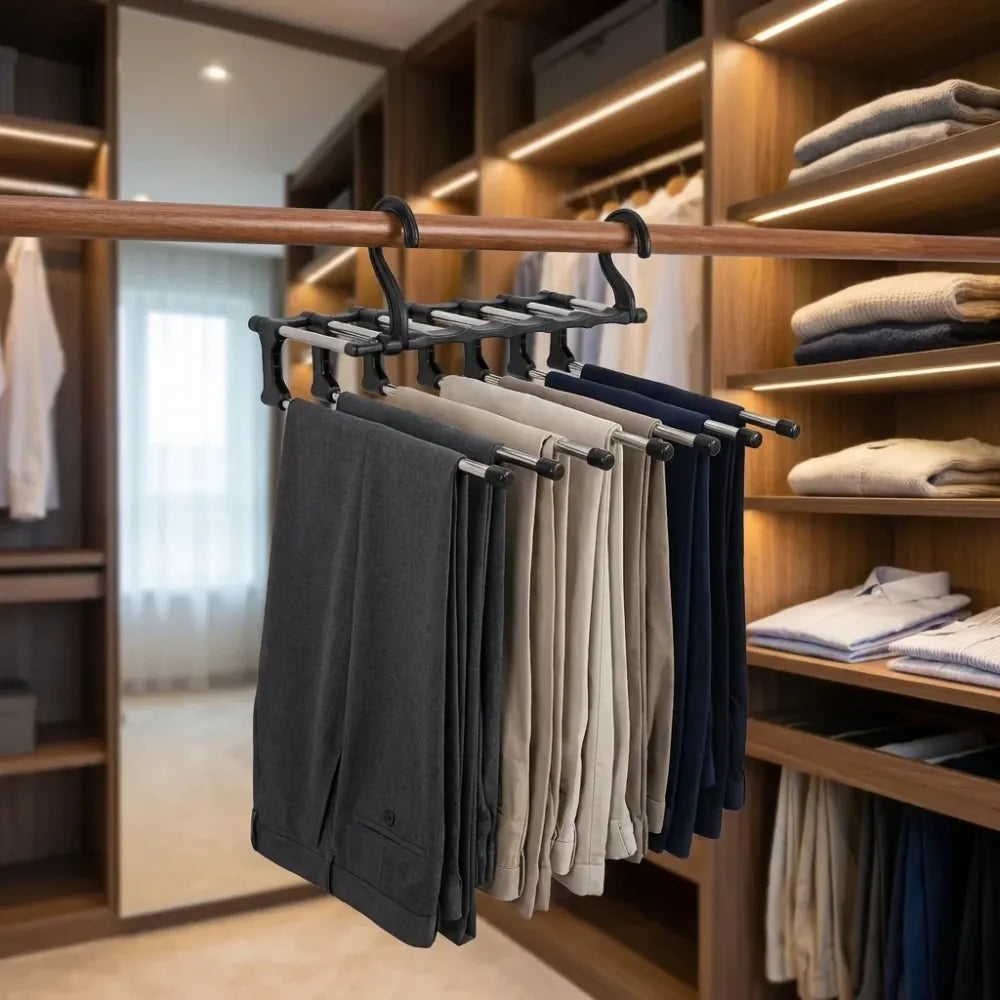 5-in-1 adjustable pants hanger - home improvement