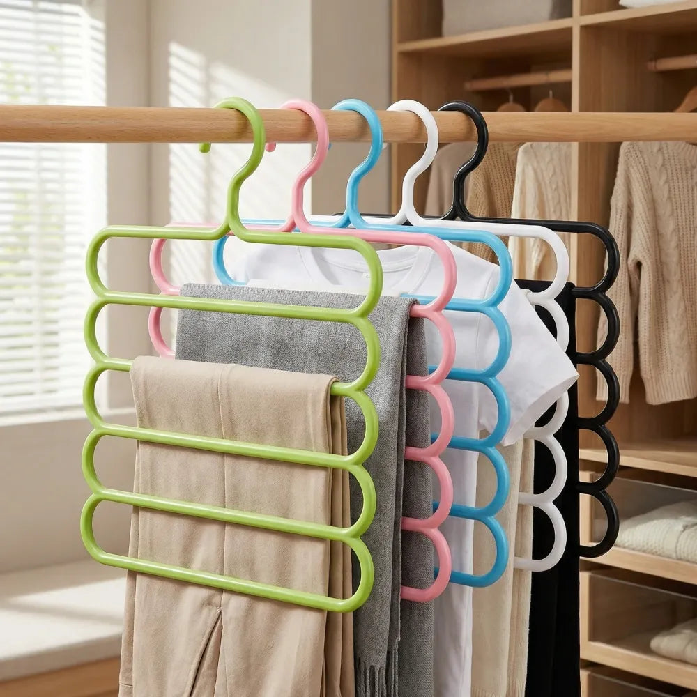 5-in-1 closet hanger organizer - home & kitchen