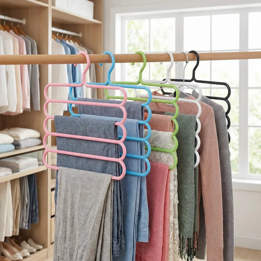 5-in-1 closet hanger organizer - home & kitchen