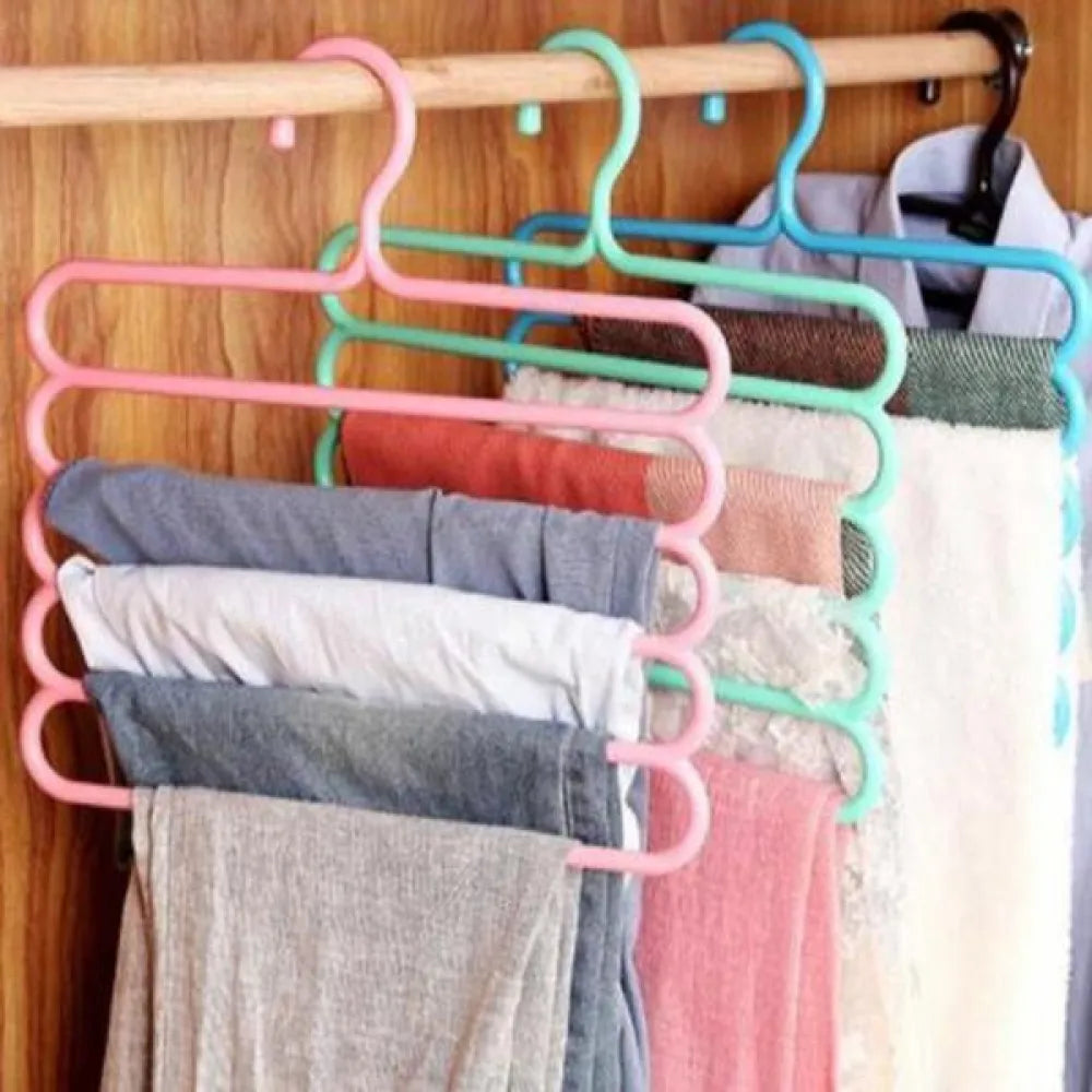 5-in-1 closet hanger organizer - home & kitchen