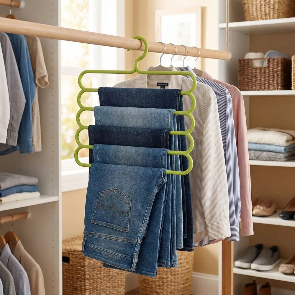 5-in-1 closet hanger organizer - home & kitchen