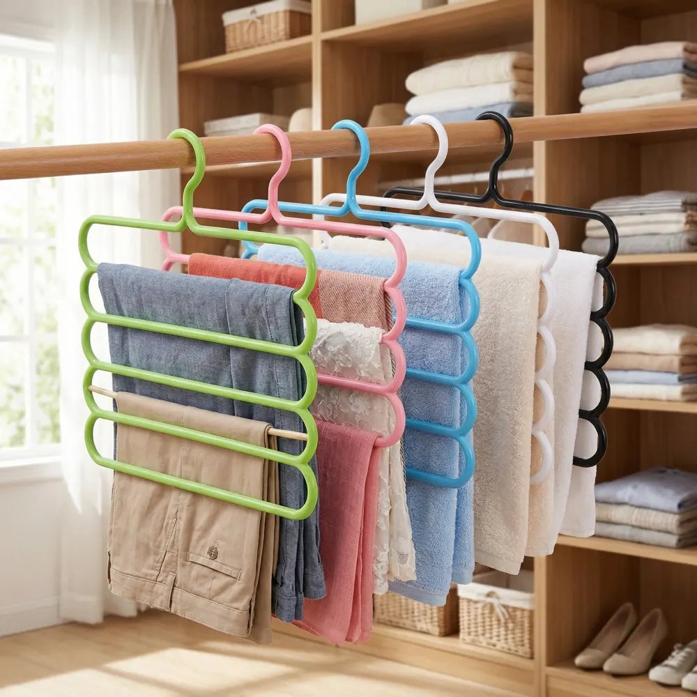 5-in-1 closet hanger organizer - home & kitchen