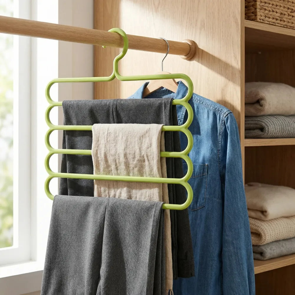 5-in-1 closet hanger organizer - home & kitchen