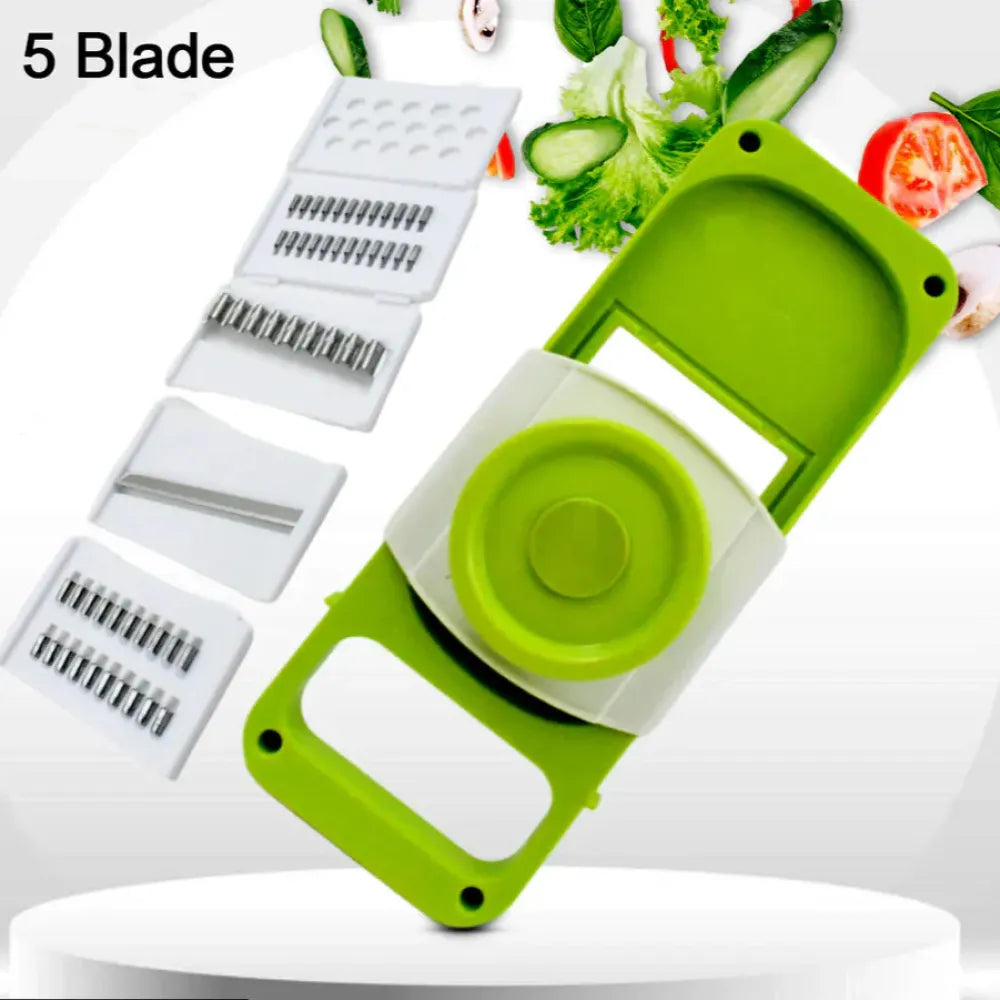 5-in-1 foldable vegetable slicer - home & kitchen
