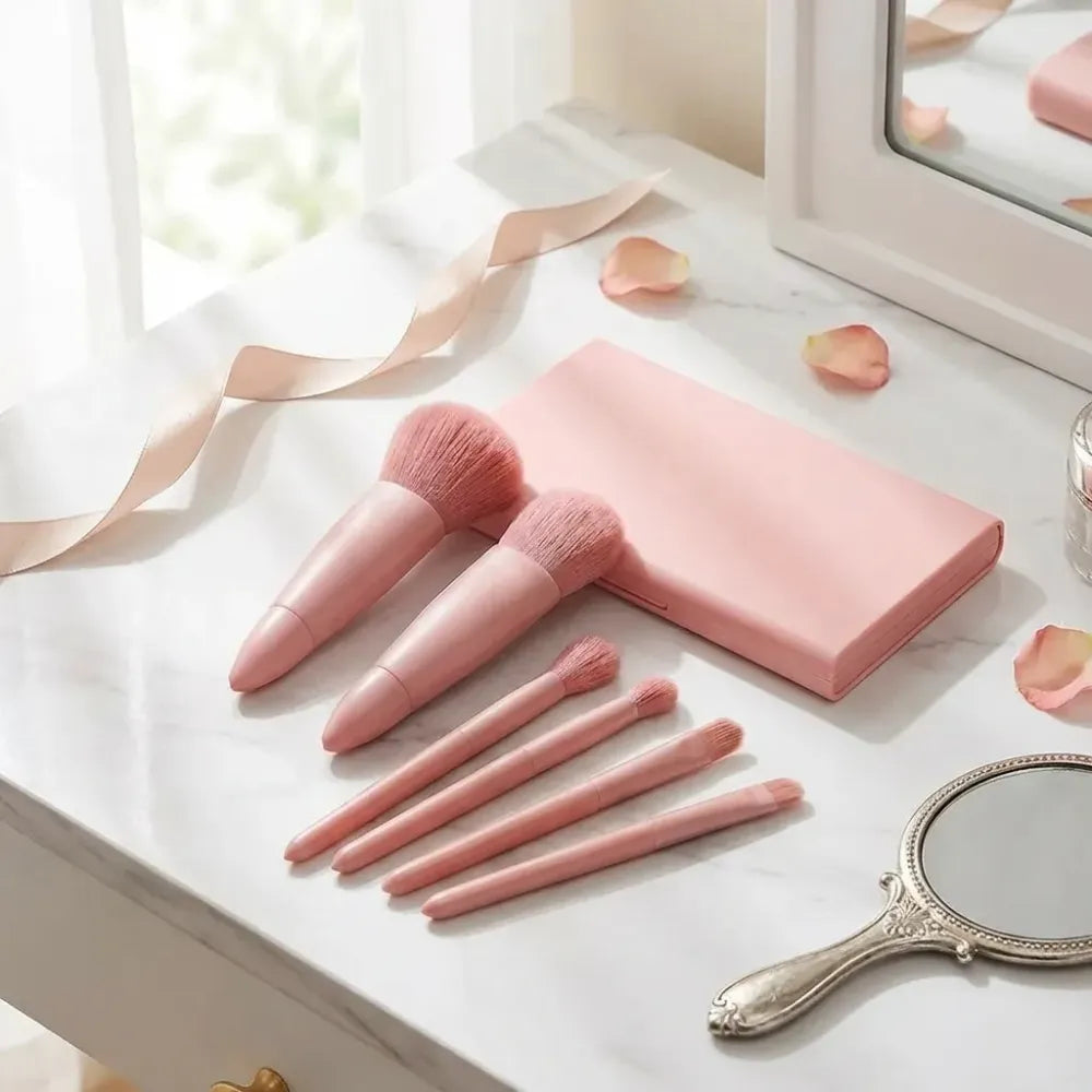 5 in 1 makeup brush set
