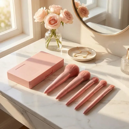 5 in 1 makeup brush set