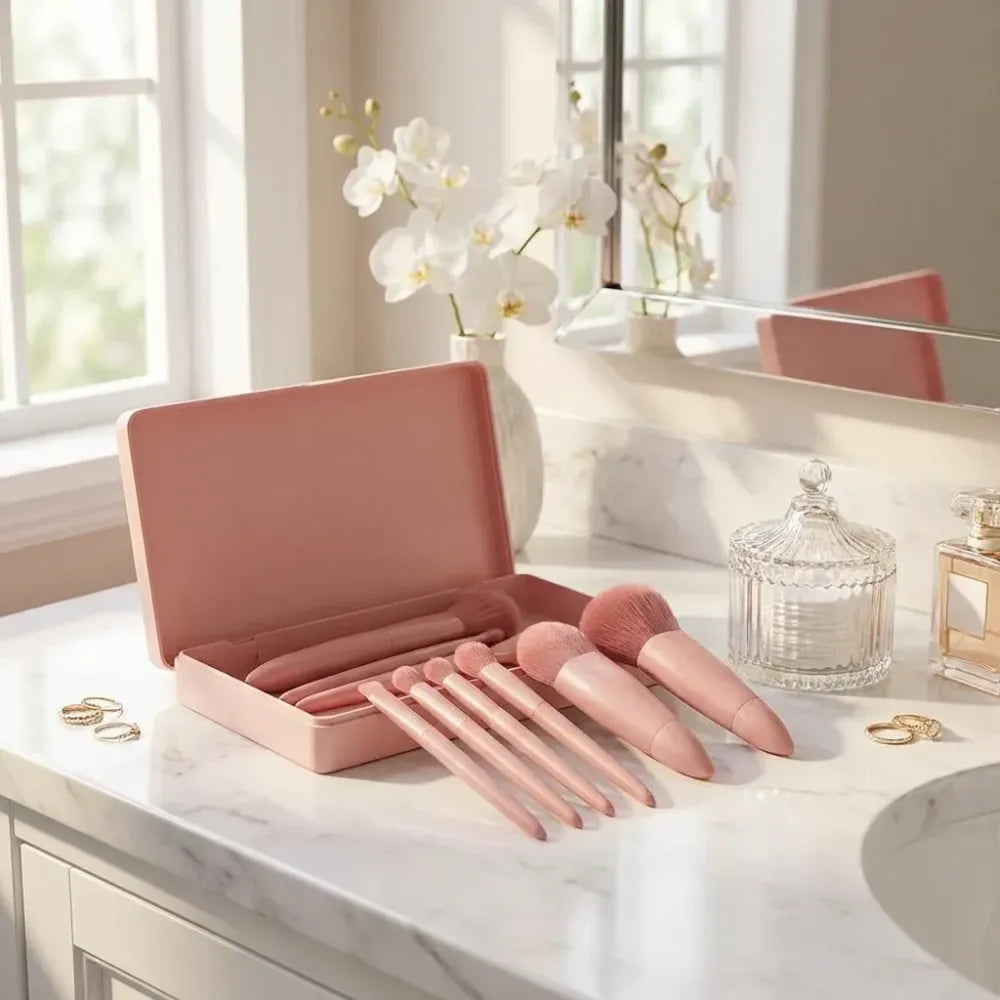 5 in 1 makeup brush set