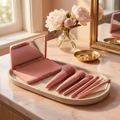 5 in 1 makeup brush set