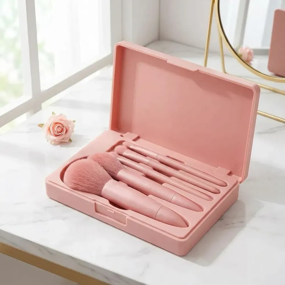 5 in 1 makeup brush set