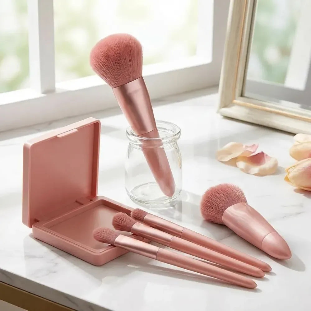 5 in 1 makeup brush set