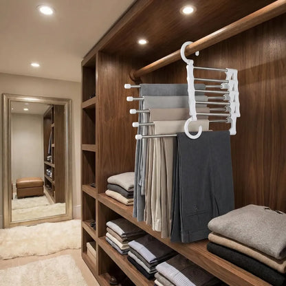 5-in-1 pant organizer hanger