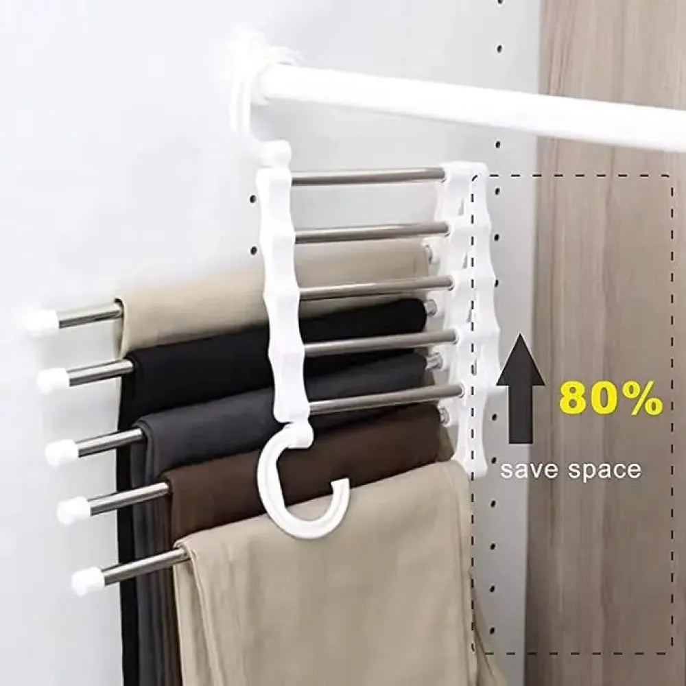 5-in-1 pant organizer hanger