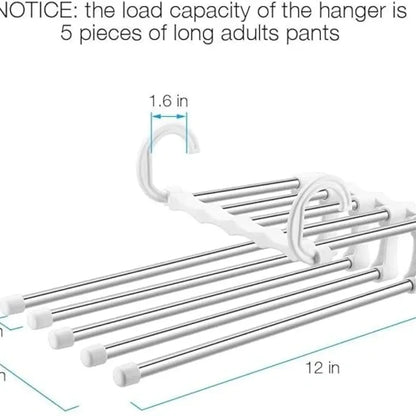 5-in-1 pant organizer hanger