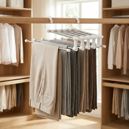 5-in-1 pant organizer hanger