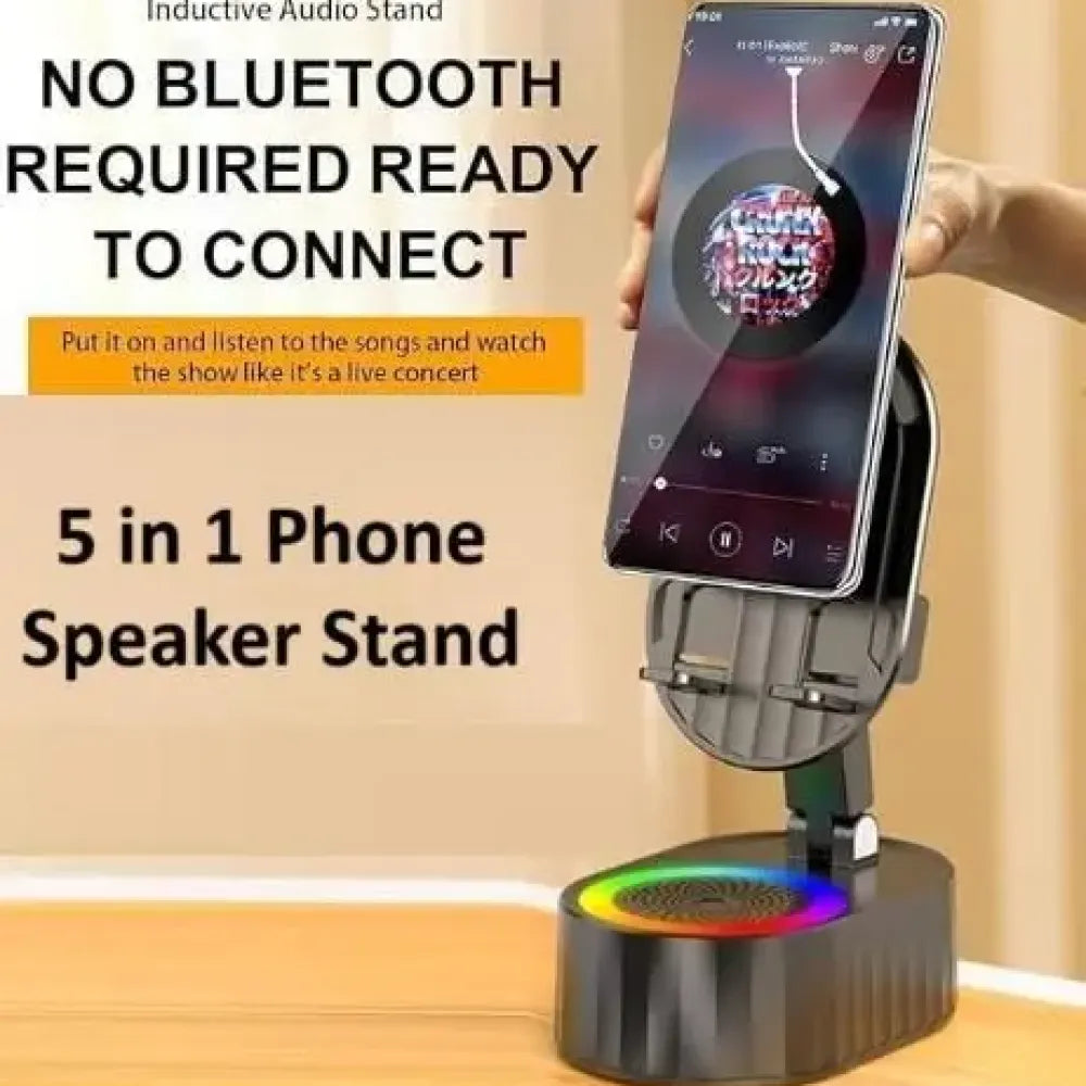 5 in 1 wireless induction speaker